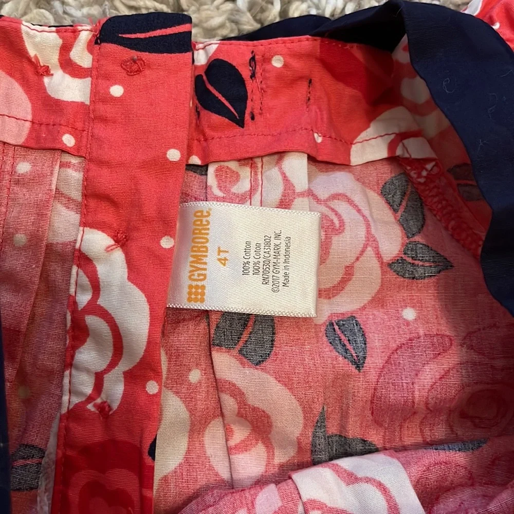 2017 Gymboree Outlet Floral Dress, Size 4T